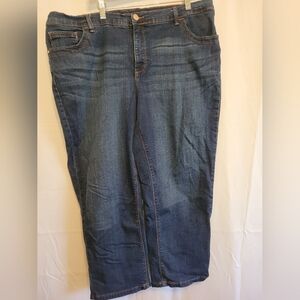 Lee Easy Fit Womans Blue Jeans Size 18.